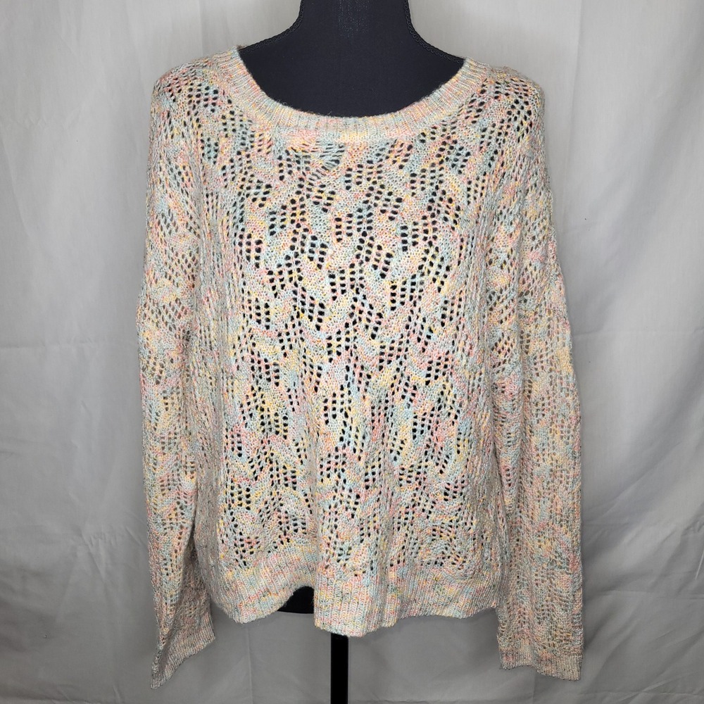 Nikka K Womens Multicolored Knit Sweater XL‎